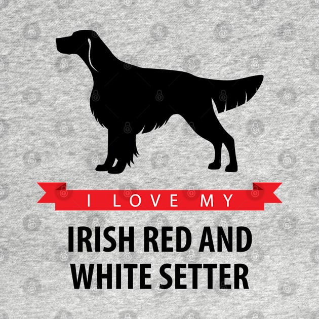 I Love My Irish Red and White Setter by millersye